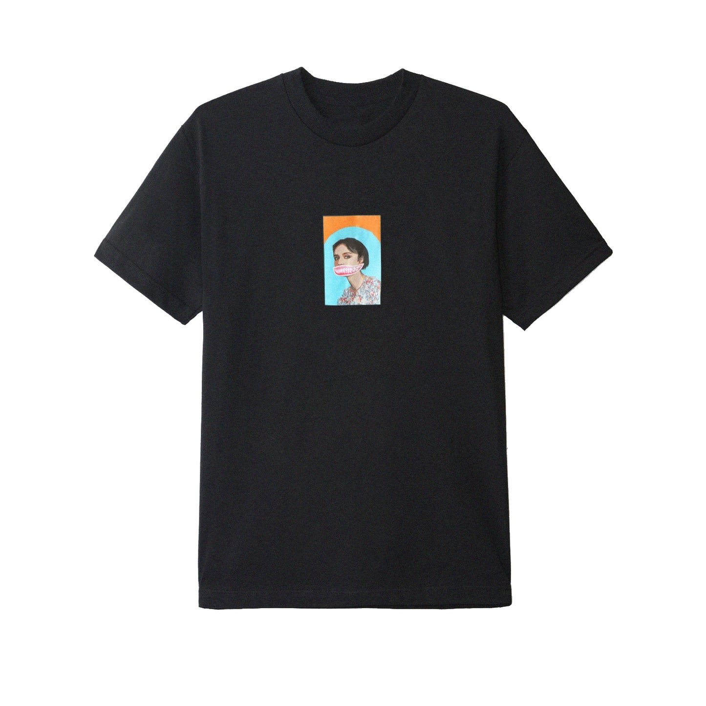 TEETH MASK 10 T-SHIRT BLACK
