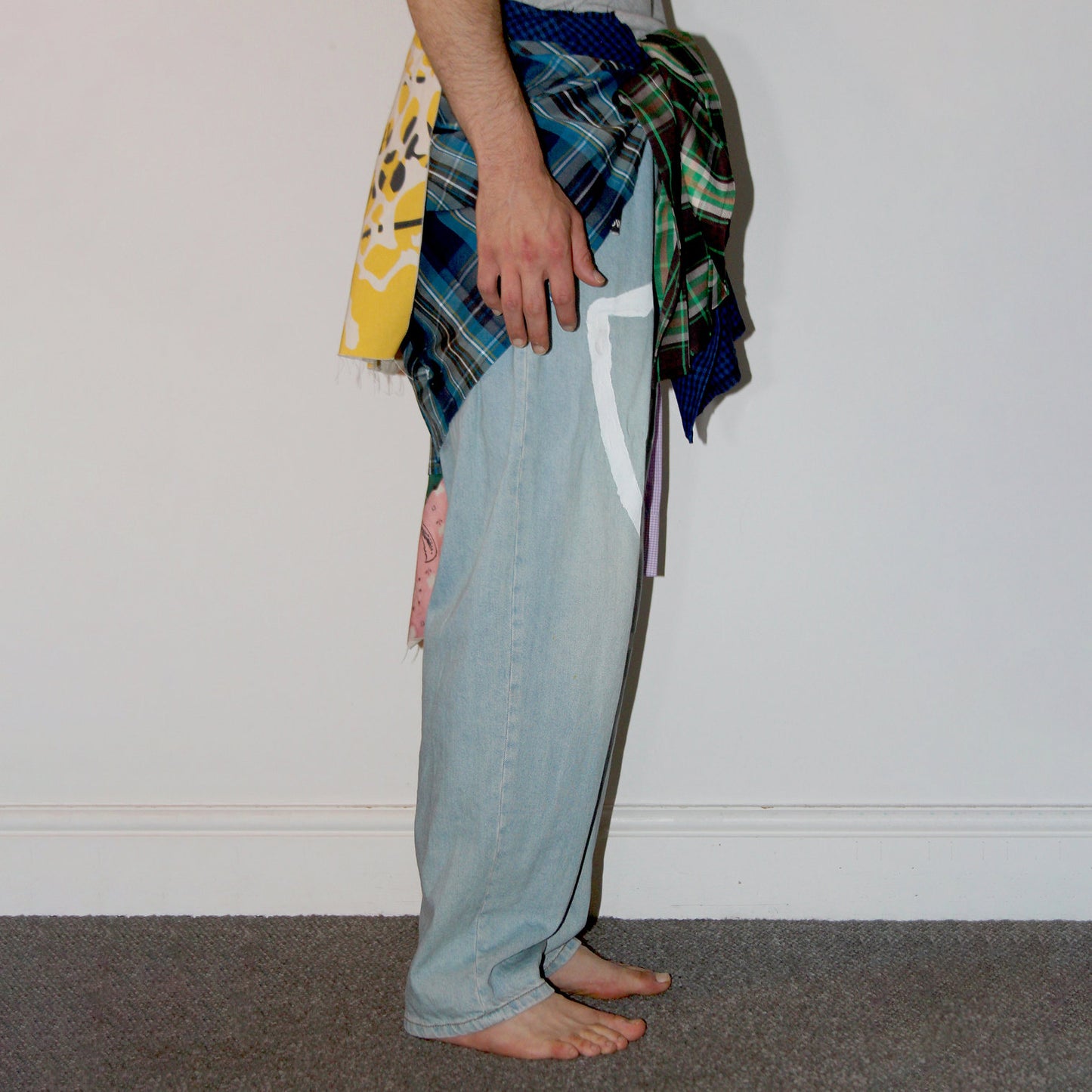 TEETH JEANS SKIRT ONE OF ONE