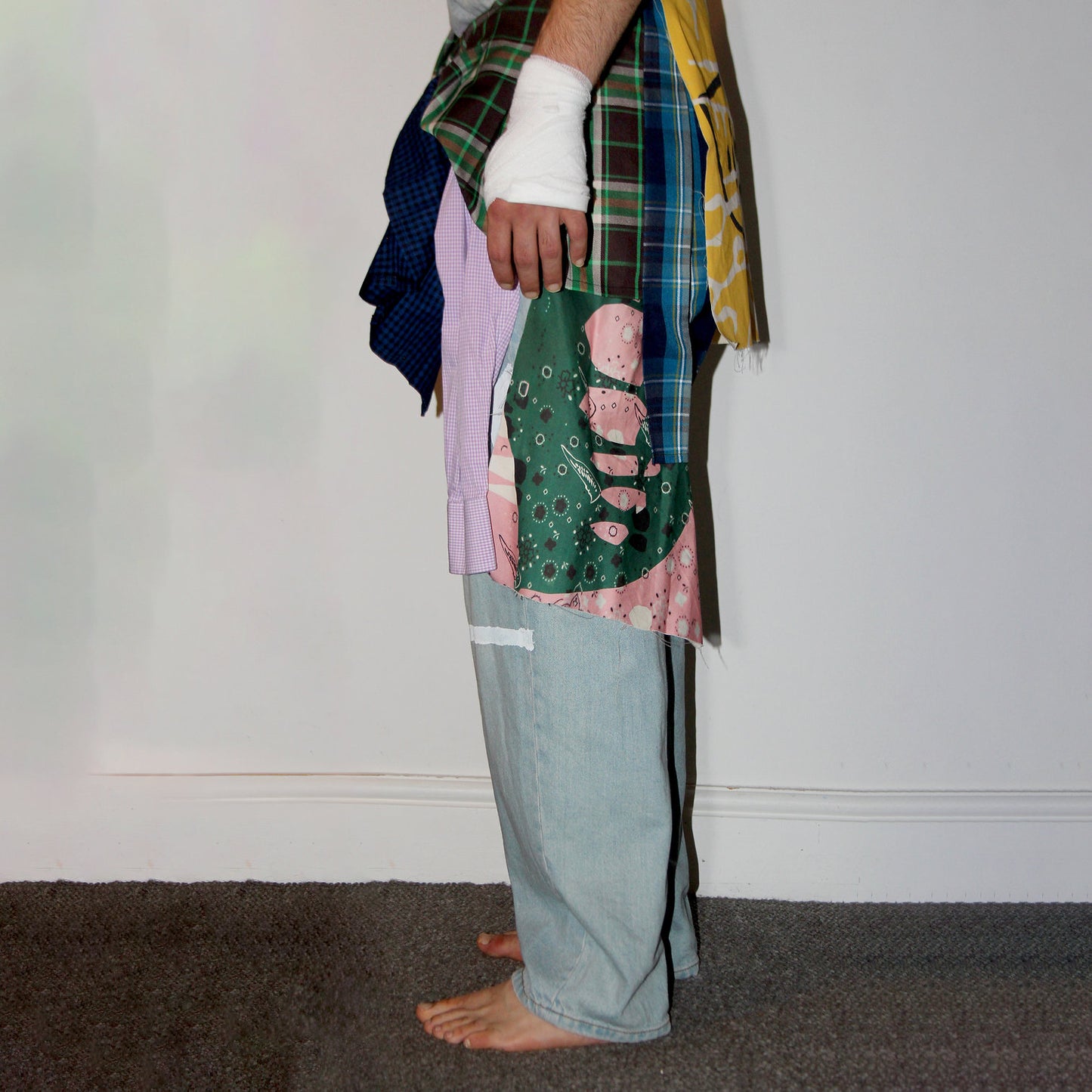 TEETH JEANS SKIRT ONE OF ONE