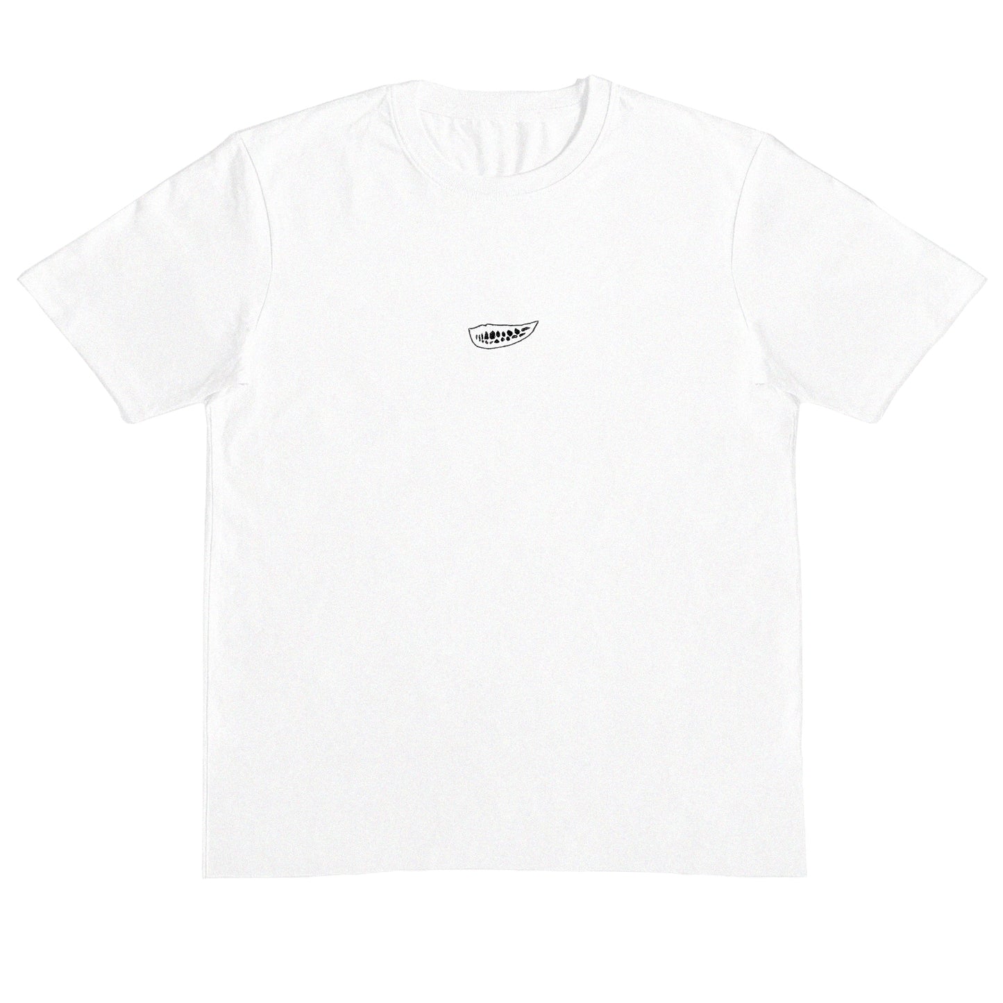 SKELETON TEETH LOGO T-SHIRT WHITE