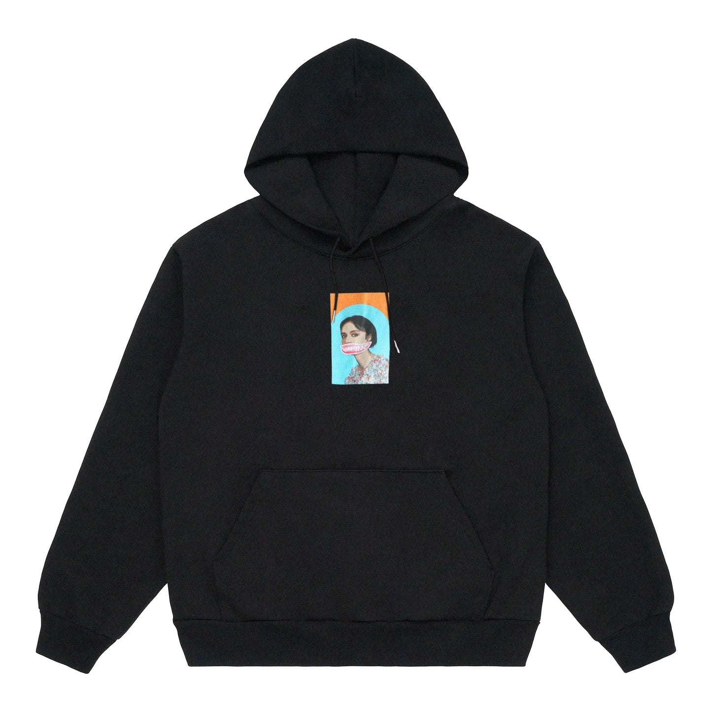TEETH MASK 10 HOODIE BLACK