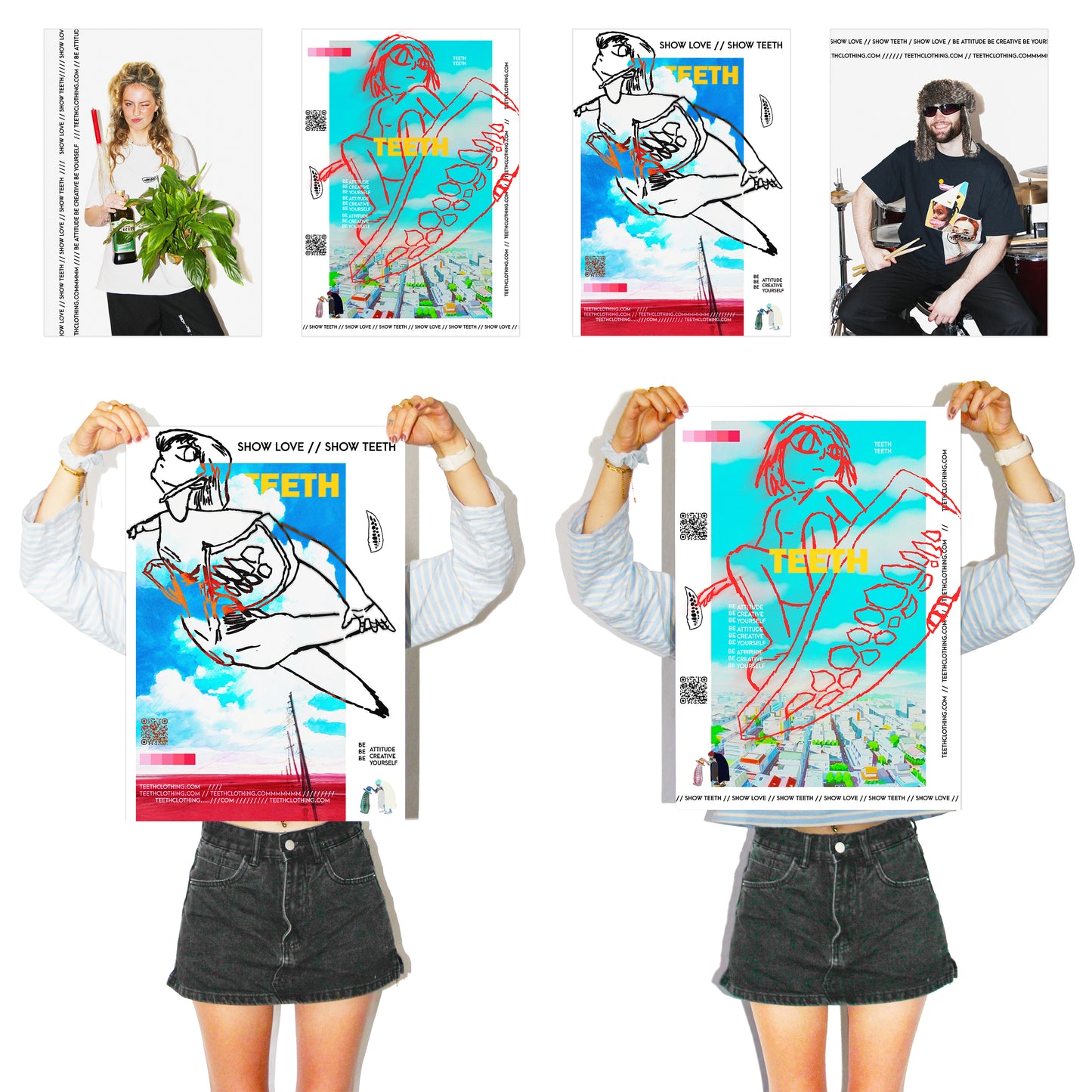 Eva, Vic & Andy Double Set Poster