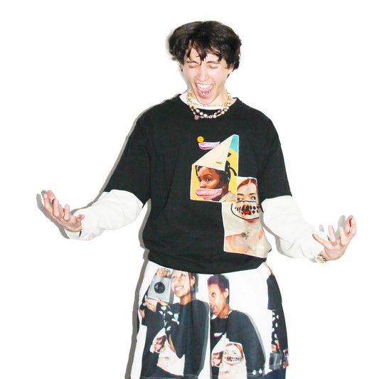 FLAP TEETH ONE OF ONE T-SHIRT BLACK