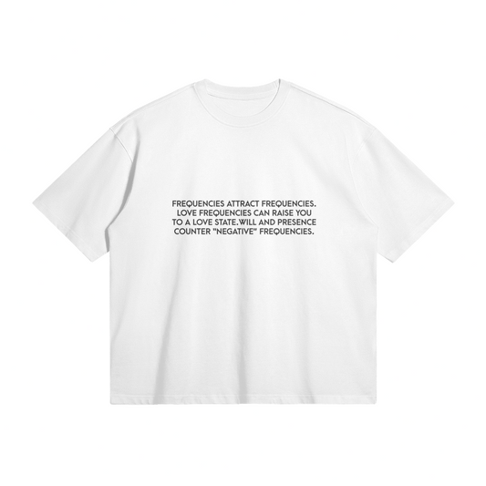 LOVE FREQUENCY TEETH T-SHIRT WHITE