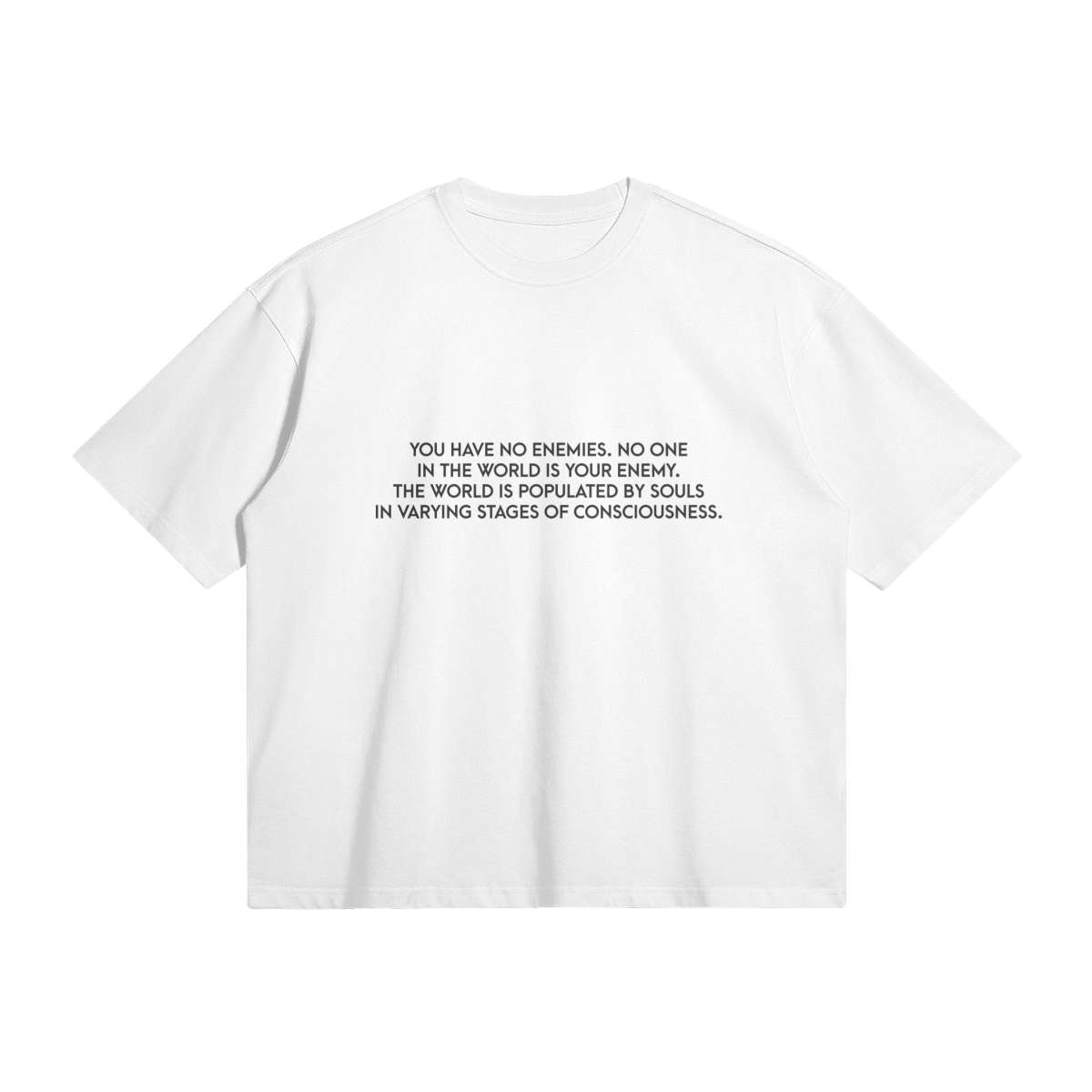 NO ENEMY TEETH T-SHIRT WHITE