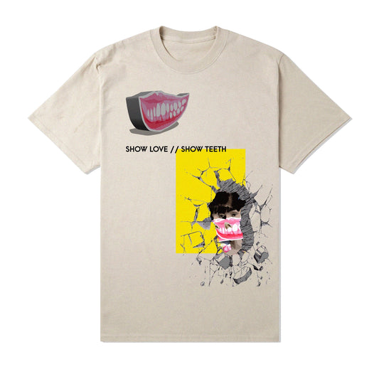 SCATTERED TEETH 2 T-SHIRT BEIGE