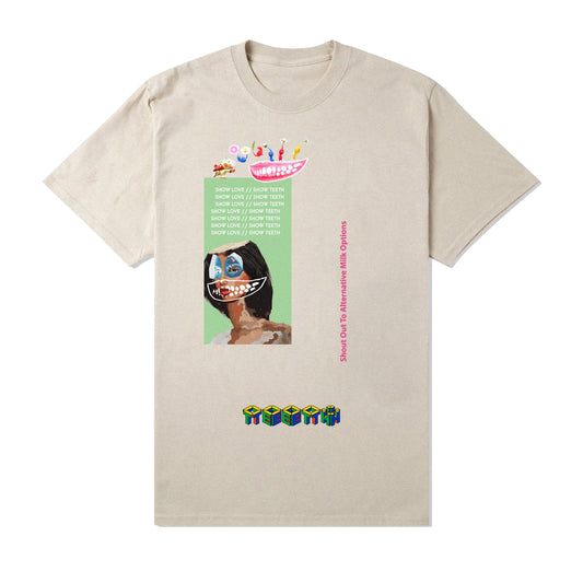 SCATTERED TEETH 3 T-SHIRT BEIGE