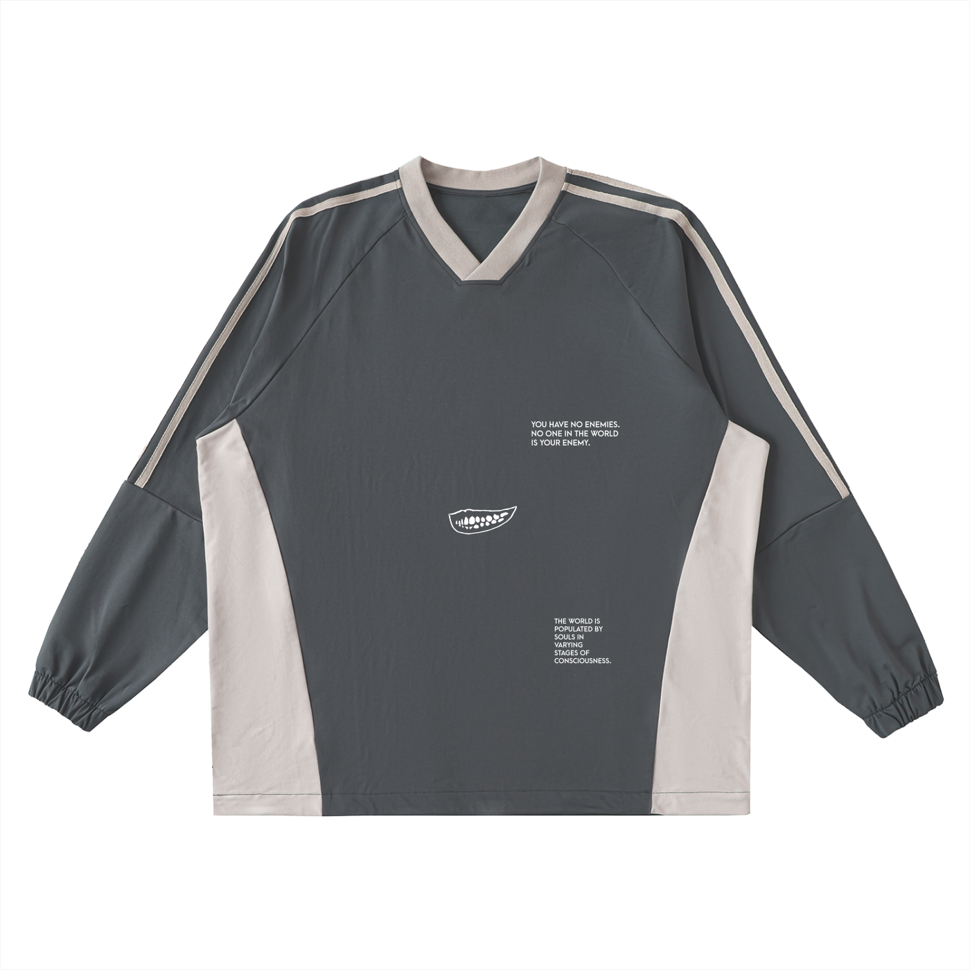 I HAVE NO ENEMIES JERSEY GREY